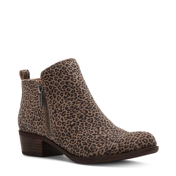 🆕 LUCKY BRAND Booties Basel Sophia Leopard New Sz 9M - Picture 2 of 4